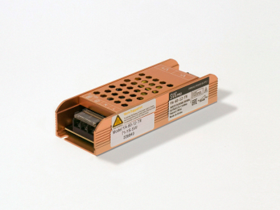 Фото Блок питания для светодиодной ленты с диммированием TRIAC, 60Вт, 12В, YA-60-12-TR от магазина SWGShop.ru