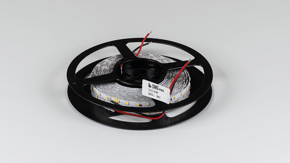 Фото Светодиодная лента SWG PRO 2835, 252 LED/м, 24 Вт/м, 24В , IP20, Цвет: Теплый белый, SWG2P252-24-24-WW-20 от магазина SWGShop.ru