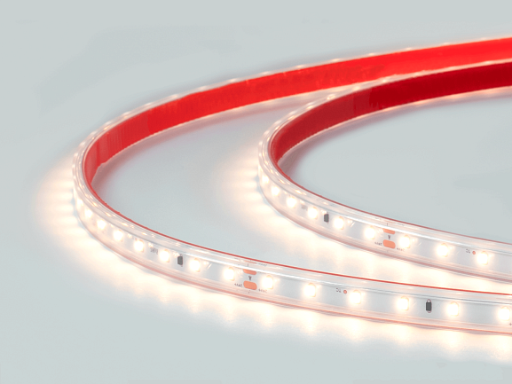 Фото Светодиодная LED лента LUX теплое свечение IP67, DSG260S-24-WW-67-20M от магазина SWGShop.ru
