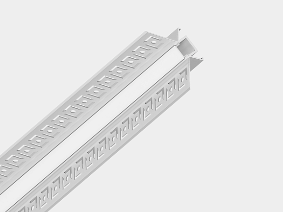 Фото Встраиваемый угловой алюминиевый профиль SWG PRO, RC-4425-2.5 от магазина SWGShop.ru