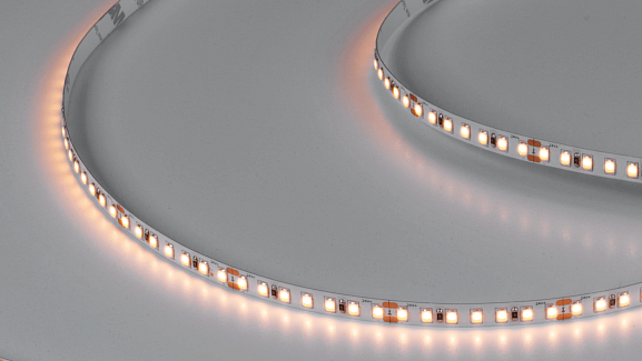 Фото Светодиодная лента LUX для хлебных изделий, 2835, 140 LED/м, 14,4 Вт/м, 24В, IP33, Теплый белый (2200-2400K), DSG2140-24-BRD-33 от магазина SWGShop.ru