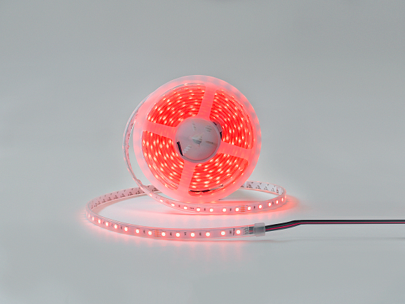 Фото Светодиодная лента LUX, 5050, 60 LED/м, 14,4 Вт/м, 24В, IP65, RGB (K), DSG560-24-RGB-65 от магазина SWGShop.ru