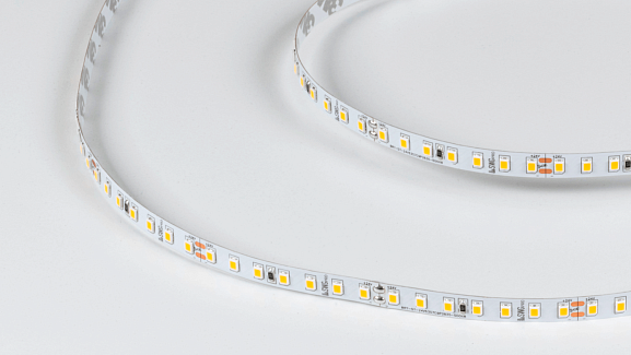 Фото Светодиодная лента ПРО 2835, 126 LED/м, 13 Вт/м, 24В , IP20, Цвет: Теплый белый, SWG2P126-24-13-WW от магазина SWGShop.ru