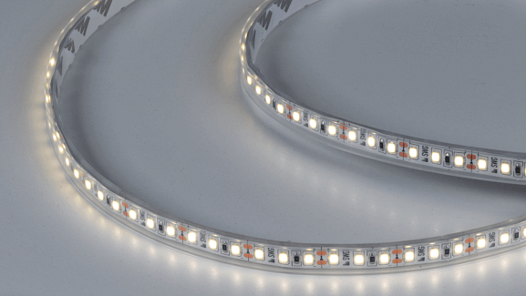 Фото Светодиодная лента 2835, 120 LED/м, 9,6 Вт/м, 12В , IP66, 3M, Цвет: Нейтральный белый, SWG2120-12-9.6-NW-66-M от магазина SWGShop.ru