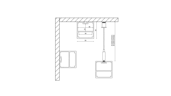 Фото Подвесной/накладной алюминиевый профиль Design LED LS.5050-B-R, LS.5050-B-R от магазина SWGShop.ru