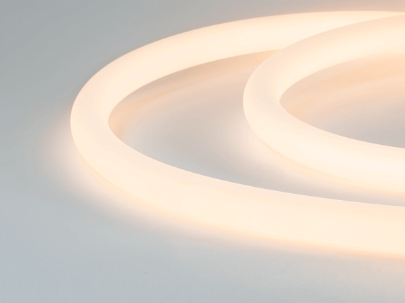 Фото Светодиодная лента 360 D22 стандарт 2835, 240 LED/м, 18 Вт/м, 24В , IP67, Цвет: Теплый белый, SWG22D-2360-24-WW-67 от магазина SWGShop.ru