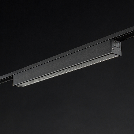 Фото Светильник трековый SLIM, 48В 12W черный 2700-6000К , DL-SLIM-DFBL-12-CCT от магазина SWGShop.ru