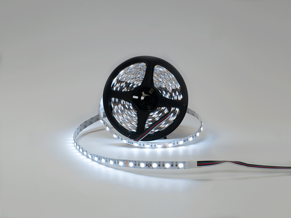 Фото Светодиодная лента 5050, 60 LED/м, 19,2 Вт/м, 24В , IP20, Цвет: RGB + нейтральный белый, SWG560-24-19.2-RGB+NW-M от магазина SWGShop.ru