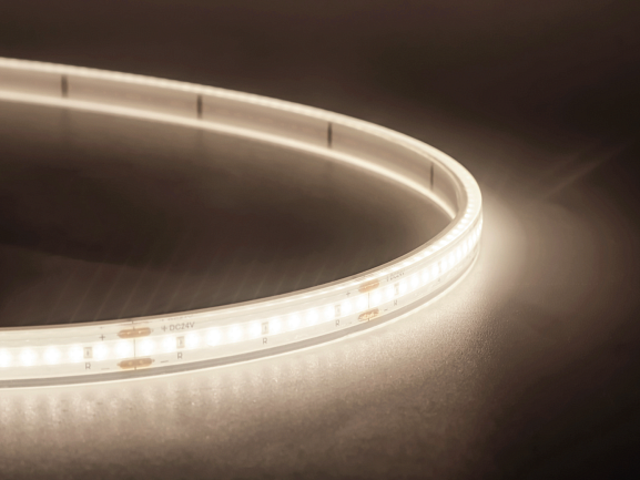 Фото Светодиодная термолента CSP, 240led/m, 10Вт/м, 24В, 6000K, IP68, 3 года от магазина SWGShop.ru