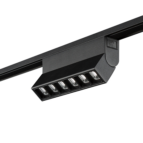 Фото Светильник трековый SLIM, 48В 10W черный 2700-6000К, DL-SLIM-FLBL-10-CCT от магазина SWGShop.ru