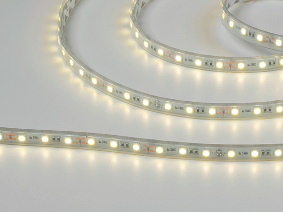 Фото Светодиодная лента 5050, 60 LED/м, 14,4 Вт/м, 12В , IP66, Цвет: Нейтральный белый, SWG560-12-14.4-NW-66-M от магазина SWGShop.ru
