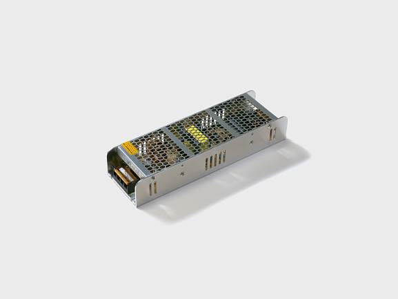 Фото Блок питания для светодиодных лент компактный (узкий), 200 W, 12V, T-200-12 от магазина SWGShop.ru