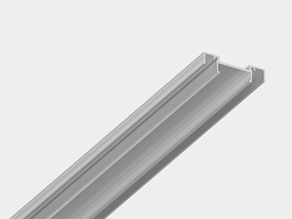Фото Профиль-держатель для установки шины SLIM в натяжной потолок, 2,5 м, AD-SLIM-2,5M от магазина SWGShop.ru
