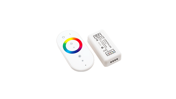 Фото Контроллер для ленты RF-RGB-S-18A-WH2 от магазина SWGShop.ru