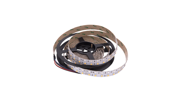 Фото Светодиодная лента 5050, 120 LED/м, 28,8 Вт/м, 24В , IP20, Цвет: RGB + теплый белый, SWG5120-24-28.8-RGBWW-M от магазина SWGShop.ru